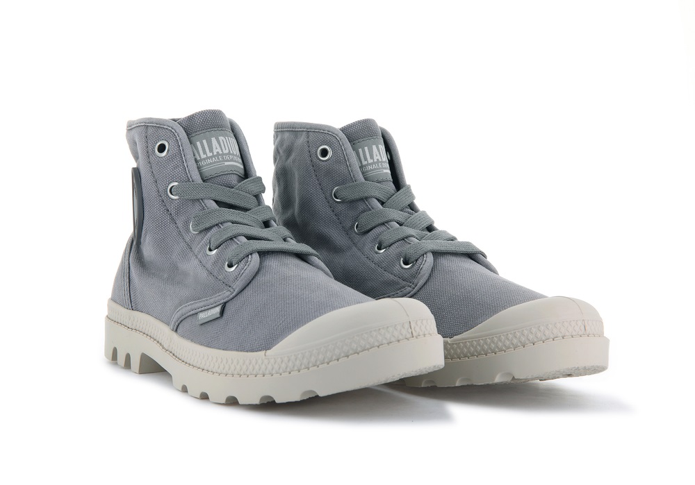 Botas Palladium PAMPA HI Mujer Gris | Costa Rica-73916